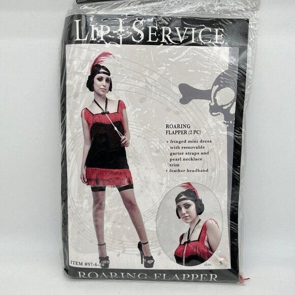 New Lip Service Roaring Flapper Costume - Size S - Picture 1 of 4